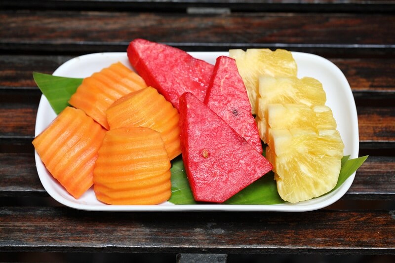 Fruits and vegetables to help sunburn heal