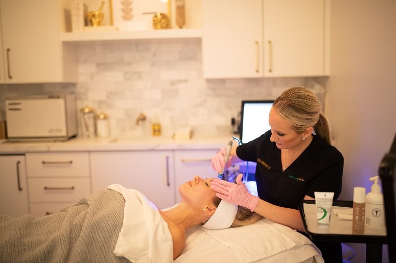 Number of required HydraFacial treatments