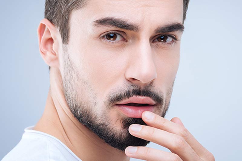 Lip filler for men