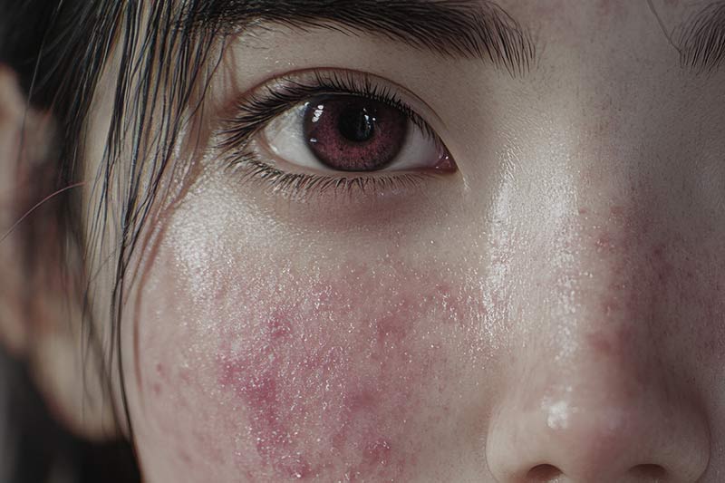 A fragrance allergy.